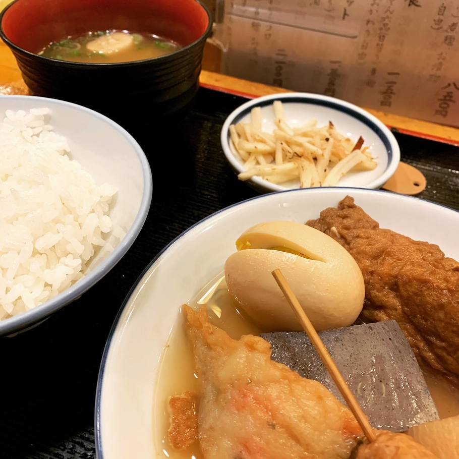 関東煮（かんとだき）定食