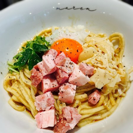まぜそばmaren中崎町しょうゆまぜそば１