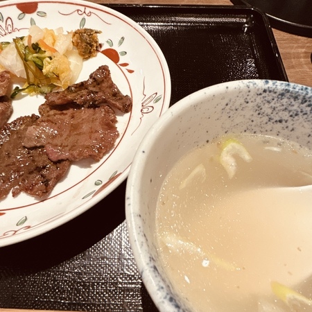 牛たん焼き 仙台辺見 ランチテールスープ
