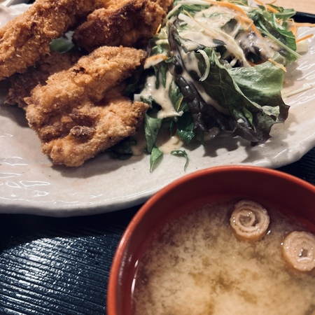 梅田韓国料理と二色鍋 かん菜 チキンランチ