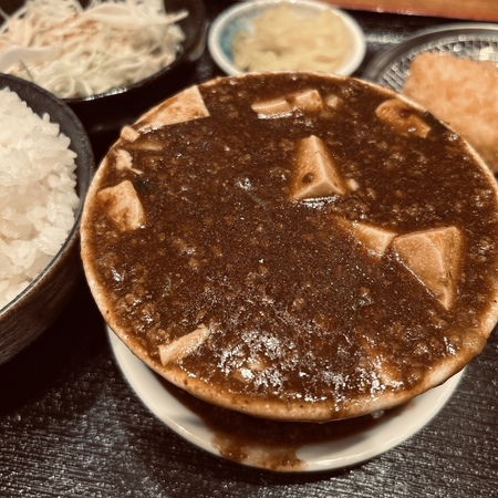 こぼし麻婆豆腐定食